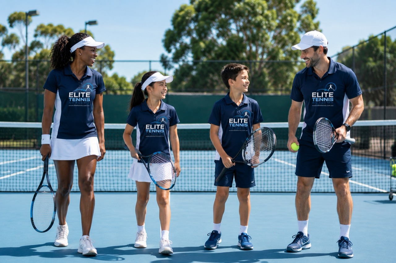 Players enjoying a casual hit on court at East Coburg Tennis Club