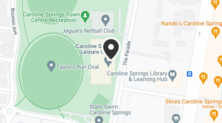 Caroline Springs Tennis Club map - Partners of Elite Tennis